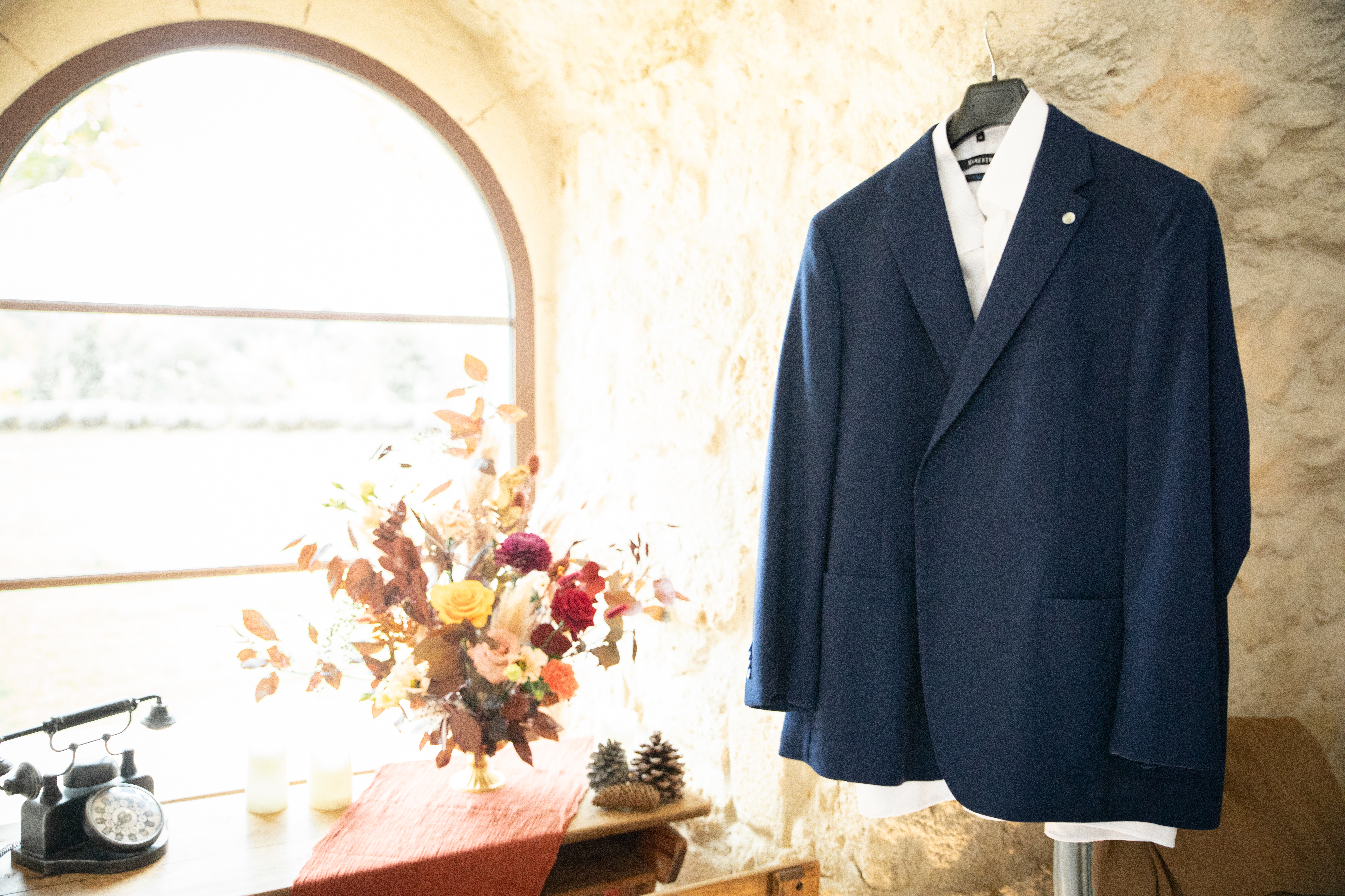 Détail floral — mariage